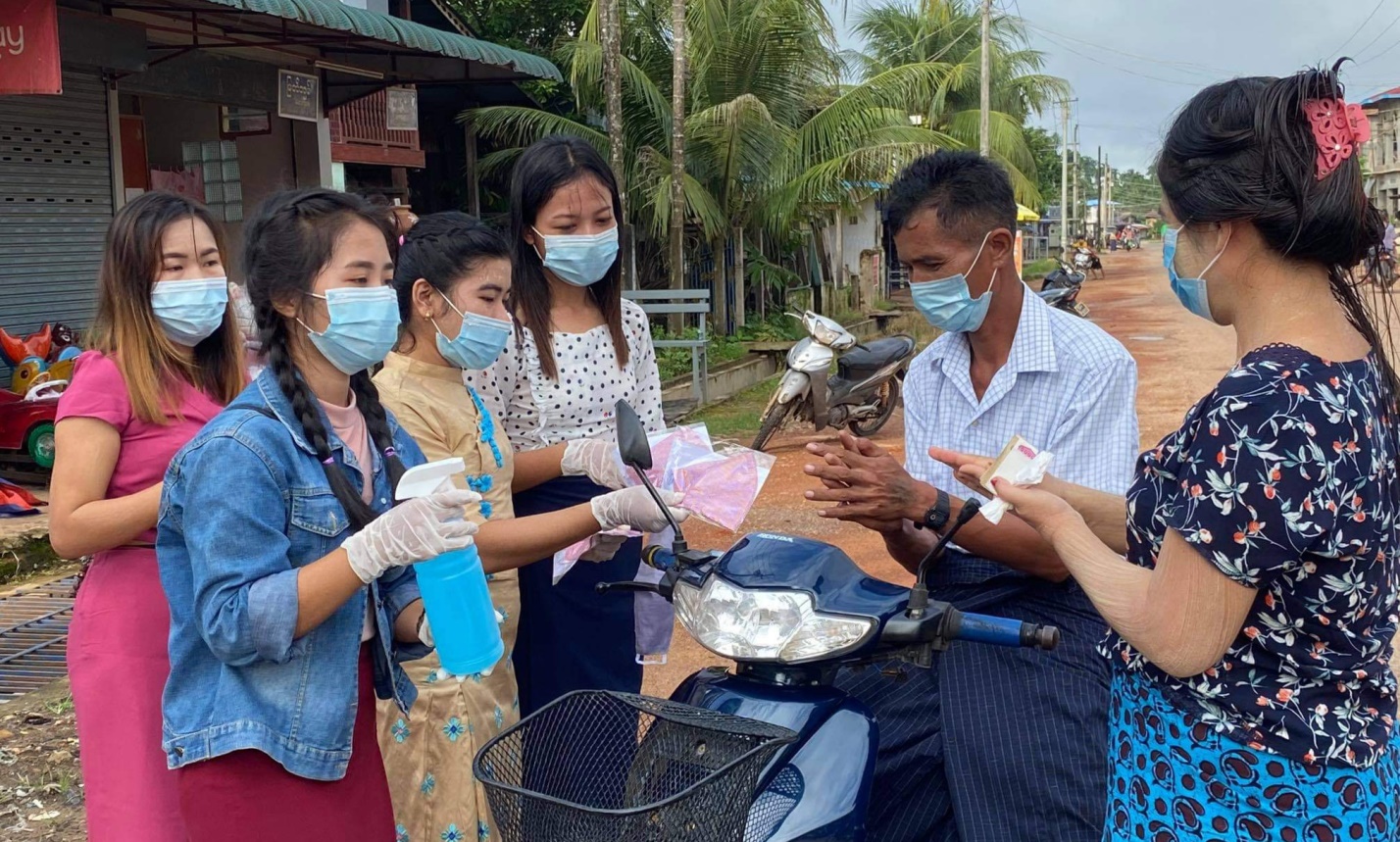 Face Masks Distributed Free Of Charge In Kyaikdon Myanmar Digital News